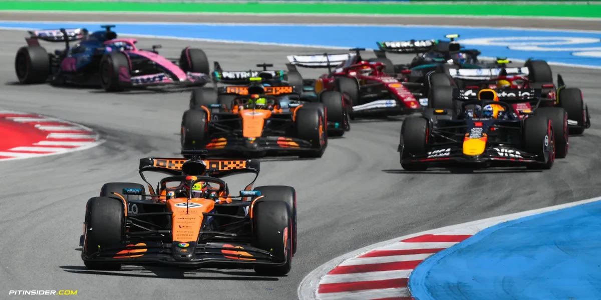 Oscar Piastri,Lando Norris and Max Verstappen-Pitinsider.com